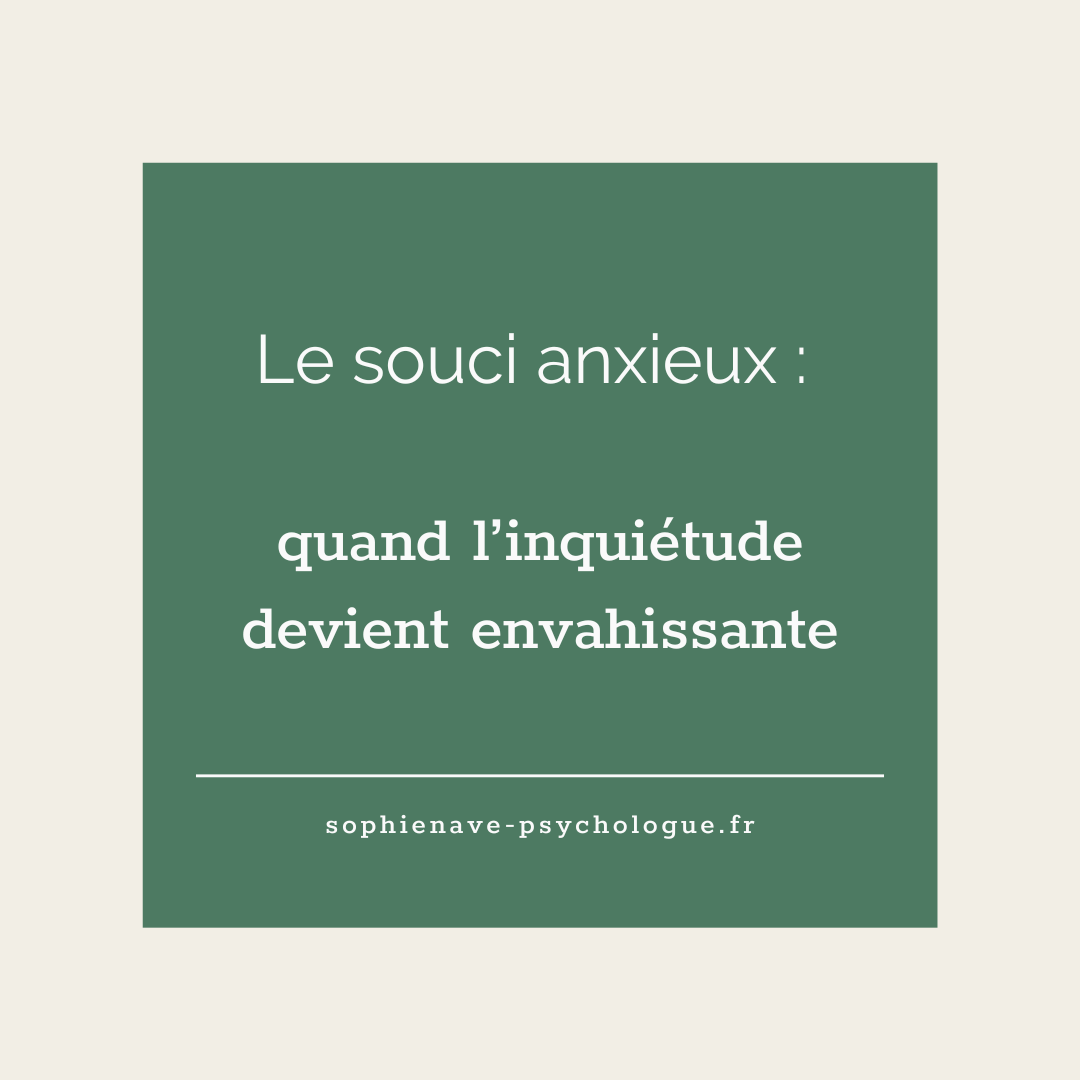 Personne pensive observant ses pensées, symbole du souci anxieux et de l’inquiétude excessive.