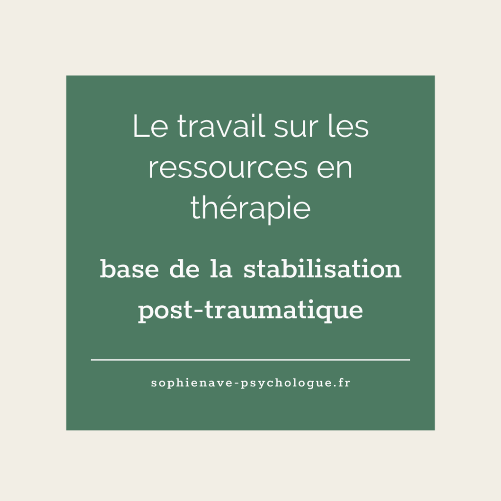 Travail sur les ressources en thérapie