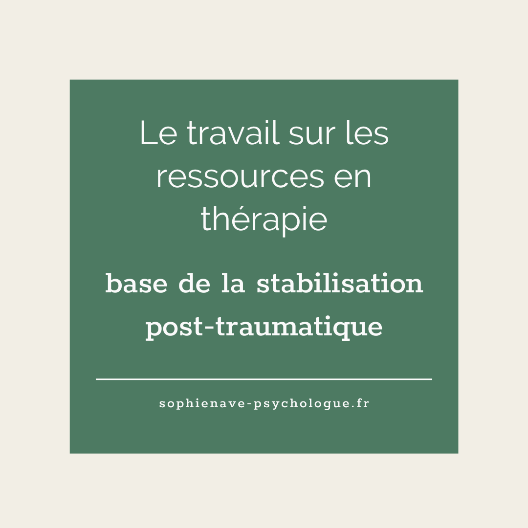 travail sur les ressources en thérapie – illustration clinique